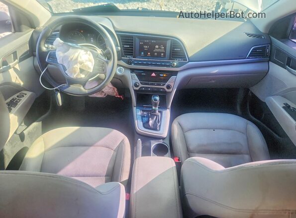 5NPD84LF8HH083452 2017 HYUNDAI ELANTRA Серый Вид панели приборов
