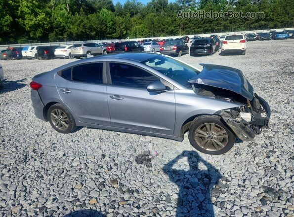 5NPD84LF8HH083452 2017 HYUNDAI ELANTRA Серый Передняя правая четверть