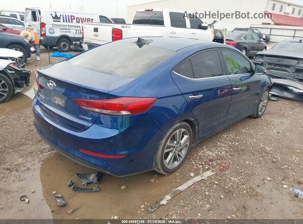 5NPD84LF8HH084732 2017 HYUNDAI ELANTRA Синий Задняя правая четверть