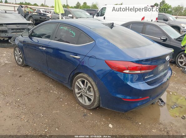 5NPD84LF8HH084732 2017 HYUNDAI ELANTRA Синий Задняя левая четверть