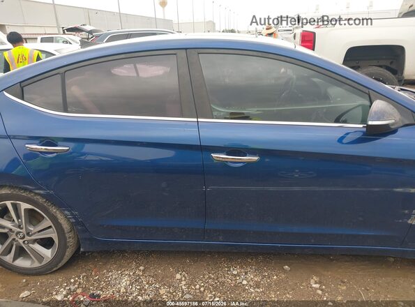 5NPD84LF8HH084732 2017 HYUNDAI ELANTRA Синий Панорамный вид салона 360°