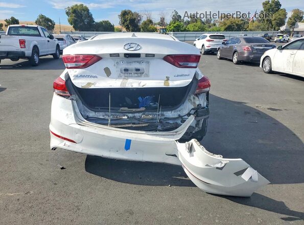 5NPD84LF8HH085766 2017 HYUNDAI ELANTRA White Widok z tyłu