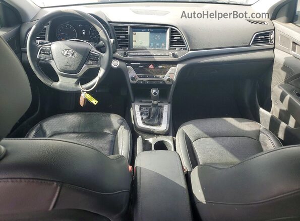 5NPD84LF8HH085766 2017 HYUNDAI ELANTRA White Widok deski rozdzielczej