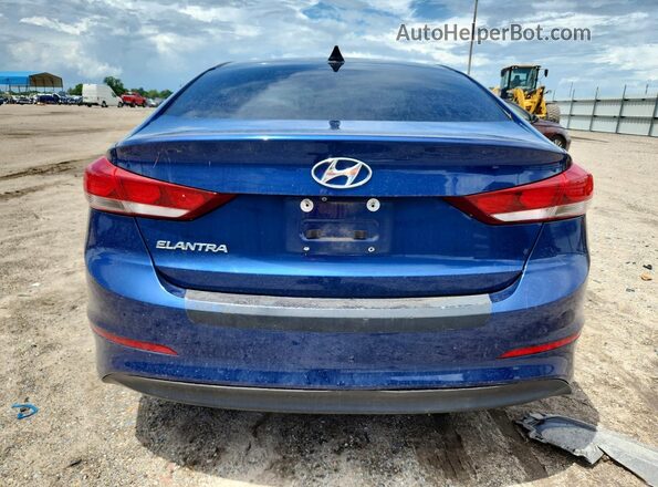 5NPD84LF8HH103263 2017 HYUNDAI ELANTRA Blue Rear view
