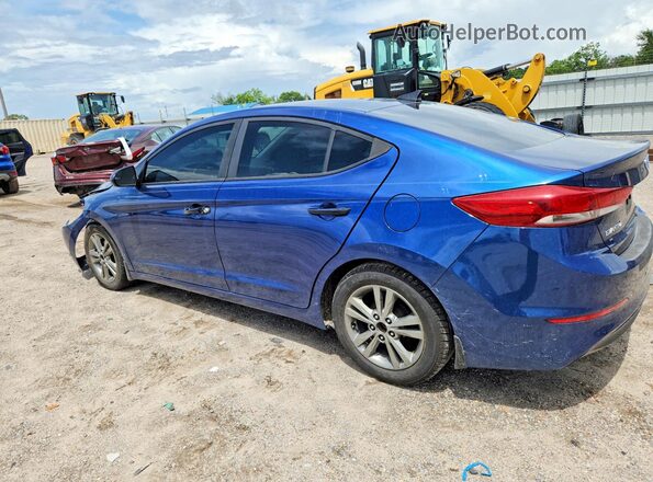 5NPD84LF8HH103263 2017 HYUNDAI ELANTRA Blue Rear left