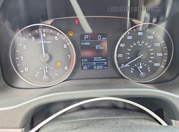 5NPD84LF8HH103263 2017 HYUNDAI ELANTRA Blue Instrument cluster view
