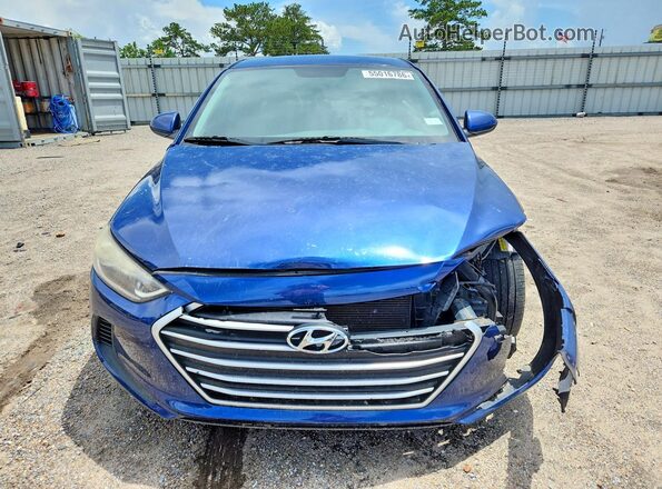 5NPD84LF8HH103263 2017 HYUNDAI ELANTRA Blue Front view