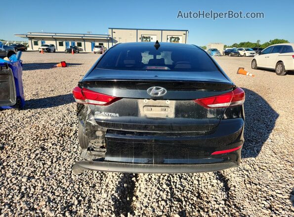 5NPD84LF8HH123481 2017 HYUNDAI ELANTRA Black უკანა ხედი