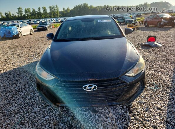 5NPD84LF8HH123481 2017 HYUNDAI ELANTRA Black წინა ხედი