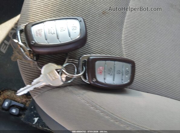 5NPD84LF8HH138109 2017 HYUNDAI ELANTRA Tan Vista del salpicadero