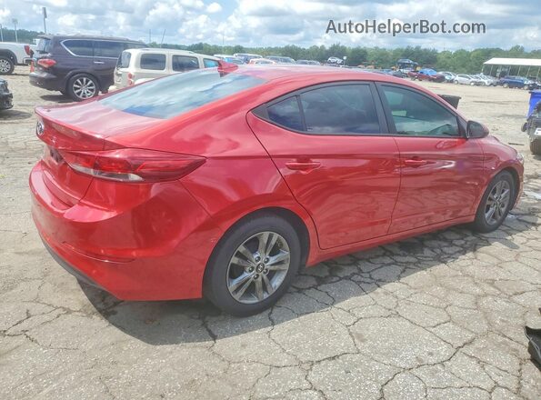 5NPD84LF8HH140619 2017 HYUNDAI ELANTRA Red Задня права чверть