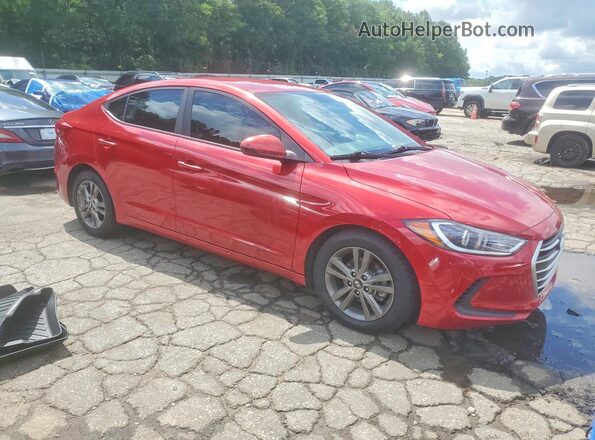 5NPD84LF8HH140619 2017 HYUNDAI ELANTRA Red Передня права чверть