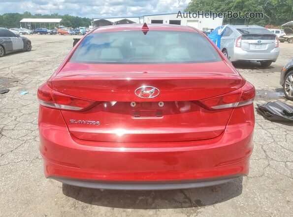 5NPD84LF8HH140619 2017 HYUNDAI ELANTRA Red Вид ззаду