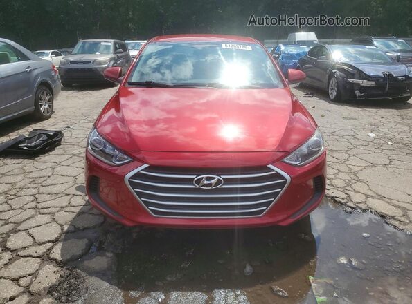 5NPD84LF8HH140619 2017 HYUNDAI ELANTRA Red Вид спереду