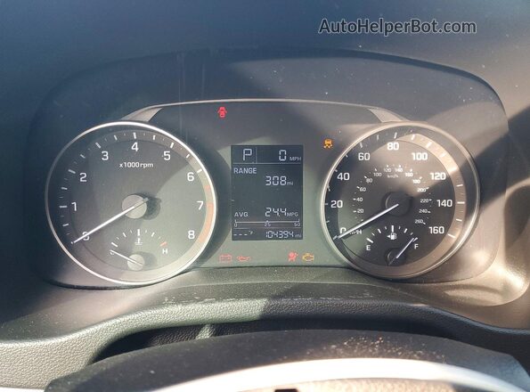 5NPD84LF8HH175662 2017 HYUNDAI ELANTRA Silver ხელსაწყოთა პანელის ხედი