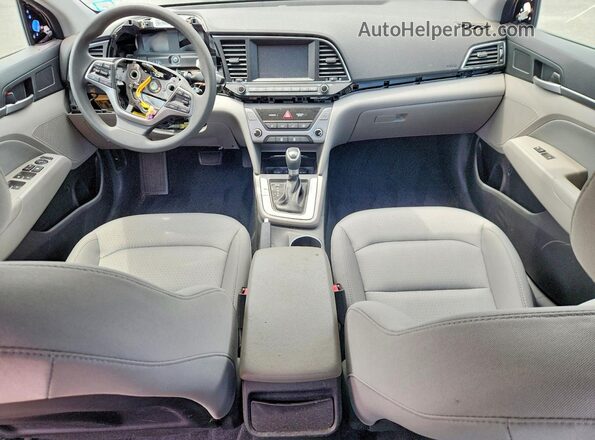 5NPD84LF8HH178979 2017 HYUNDAI ELANTRA Black Vista del salpicadero