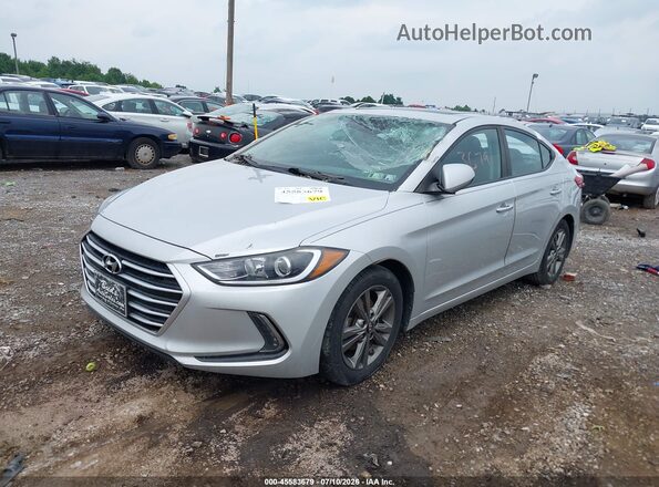 5NPD84LF8HH192977 2017 HYUNDAI ELANTRA Silver Առջևի ձախ երեք քառորդ տեսարան