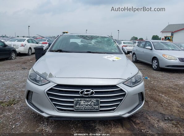 5NPD84LF8HH192977 2017 HYUNDAI ELANTRA Silver Սարքավորումների վահանակի տեսք