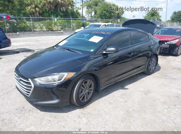 5NPD84LF8HH194213 2017 HYUNDAI ELANTRA Black Передня ліва чверть