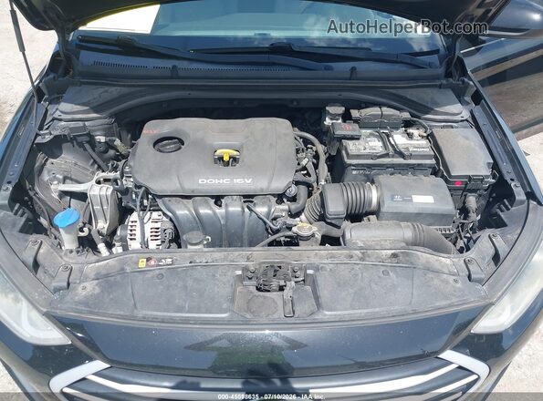 5NPD84LF8HH194213 2017 HYUNDAI ELANTRA Black Вид ззаду