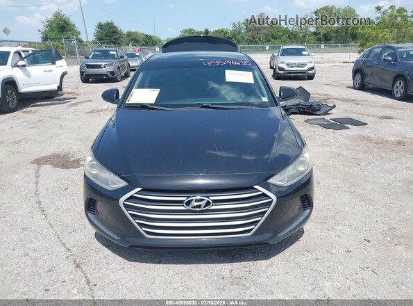 5NPD84LF8HH194213 2017 HYUNDAI ELANTRA Black Вид щитка приладів