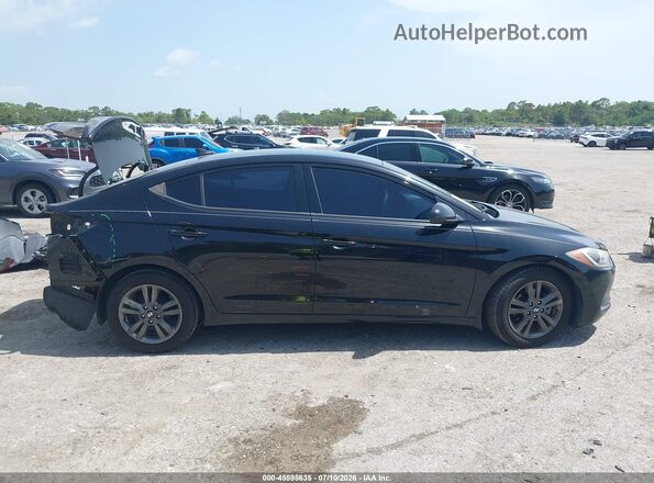 5NPD84LF8HH194213 2017 HYUNDAI ELANTRA Black Вид задньої частини салону