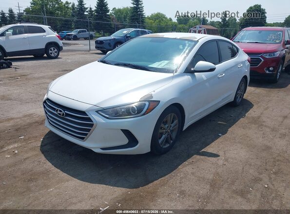 5NPD84LF8JH228706 2018 HYUNDAI ELANTRA White Przód lewy