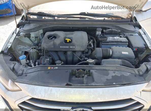 5NPD84LF8JH234389 2018 HYUNDAI ELANTRA Silver Vista trasera