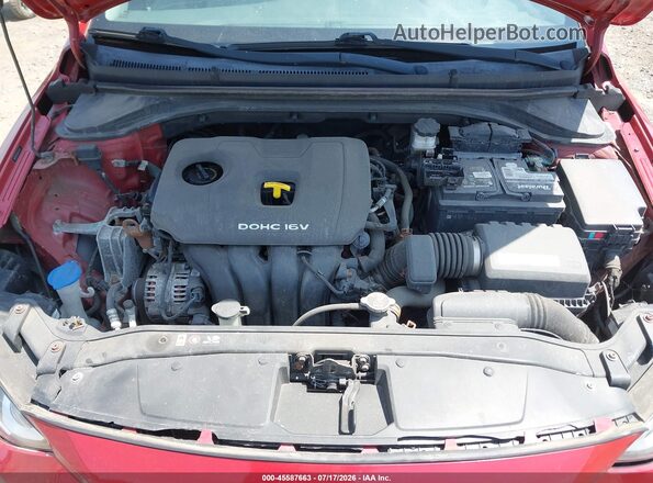 5NPD84LF8JH235333 2018 HYUNDAI ELANTRA Red Вид ззаду