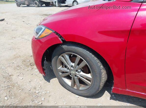 5NPD84LF8JH235333 2018 HYUNDAI ELANTRA Red Вид спереду