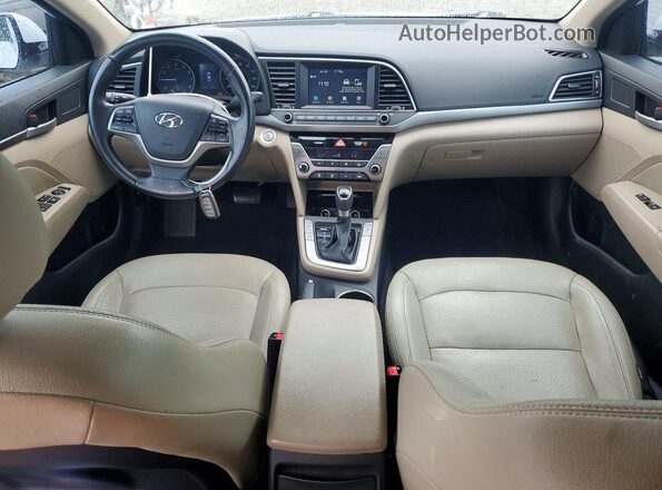 5NPD84LF8JH237616 2018 HYUNDAI ELANTRA White Dashboard view