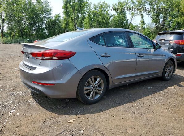 5NPD84LF8JH244615 2018 HYUNDAI ELANTRA Серый Задняя правая четверть