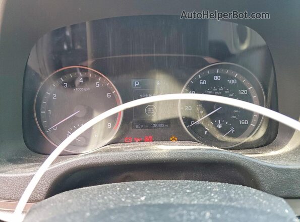 5NPD84LF8JH244615 2018 HYUNDAI ELANTRA Серый Вид щитка приборов