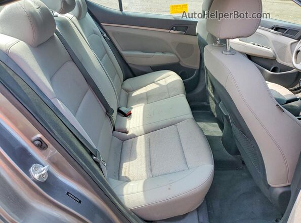 5NPD84LF8JH244615 2018 HYUNDAI ELANTRA Серый Вид задних сидений