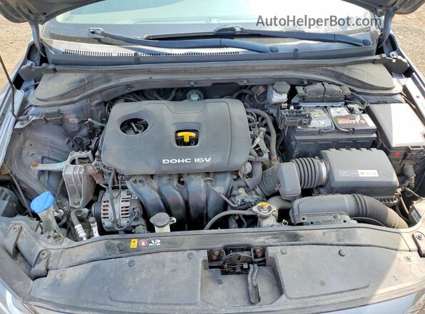 5NPD84LF8JH244615 2018 HYUNDAI ELANTRA Серый Вид задней части салона