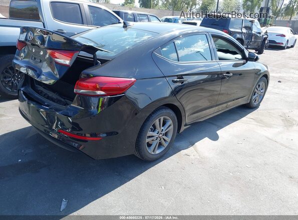 5NPD84LF8JH257851 2018 HYUNDAI ELANTRA Black Tył prawy