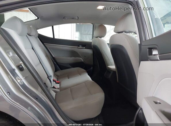 5NPD84LF8JH259213 2018 HYUNDAI ELANTRA Gray Widok naklejki z numerem VIN