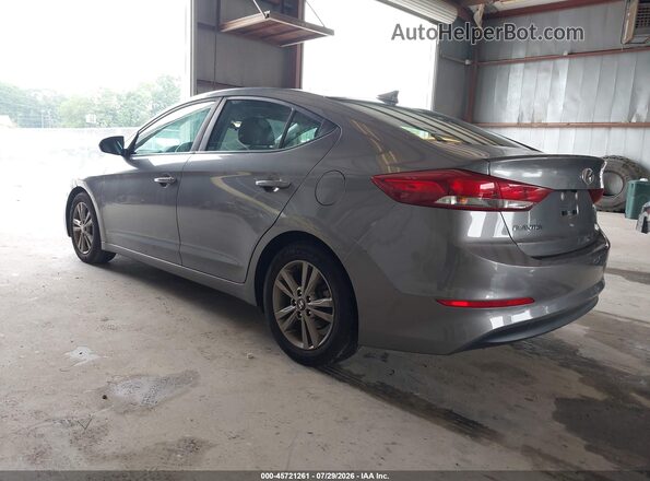 5NPD84LF8JH259213 2018 HYUNDAI ELANTRA Gray Tył lewy