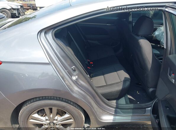 5NPD84LF8JH268087 2018 HYUNDAI ELANTRA Gray Vista de la etiqueta del VIN