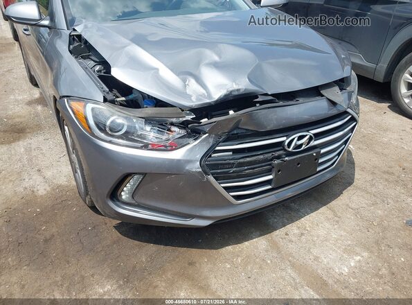 5NPD84LF8JH268087 2018 HYUNDAI ELANTRA Gray Vista frontal