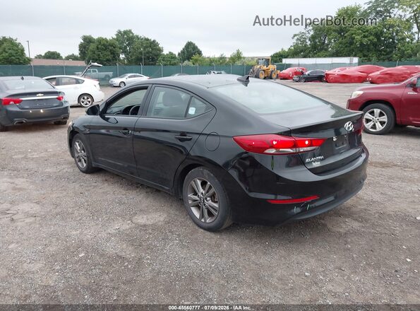 5NPD84LF8JH270664 2018 HYUNDAI ELANTRA Black Trasero izquierdo
