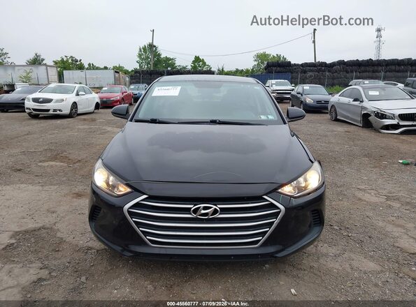 5NPD84LF8JH270664 2018 HYUNDAI ELANTRA Black Vista del salpicadero