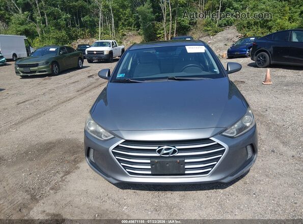 5NPD84LF8JH272477 2018 HYUNDAI ELANTRA Gray Սարքավորումների վահանակի տեսք