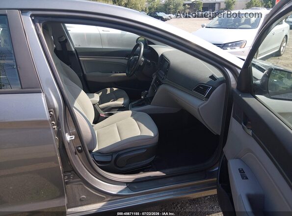 5NPD84LF8JH272477 2018 HYUNDAI ELANTRA Gray Սալոնի դիմացի տեսք