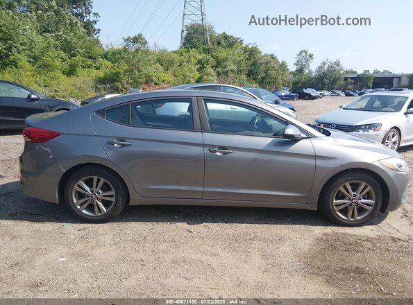 5NPD84LF8JH272477 2018 HYUNDAI ELANTRA Gray Սալոնի հետևի տեսք