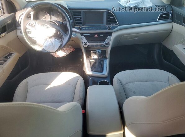 5NPD84LF8JH275962 2018 HYUNDAI ELANTRA Cream Vista del salpicadero