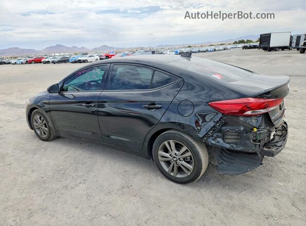 5NPD84LF8JH280501 2018 HYUNDAI ELANTRA Black Հետևի ձախ