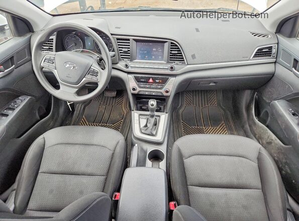 5NPD84LF8JH296665 2018 HYUNDAI ELANTRA White Вид панелі приладів