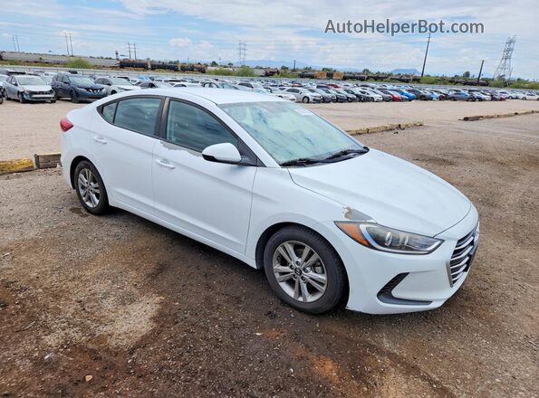 5NPD84LF8JH296665 2018 HYUNDAI ELANTRA White Передня права чверть