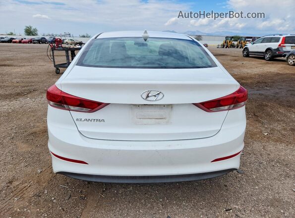 5NPD84LF8JH296665 2018 HYUNDAI ELANTRA White Вид ззаду